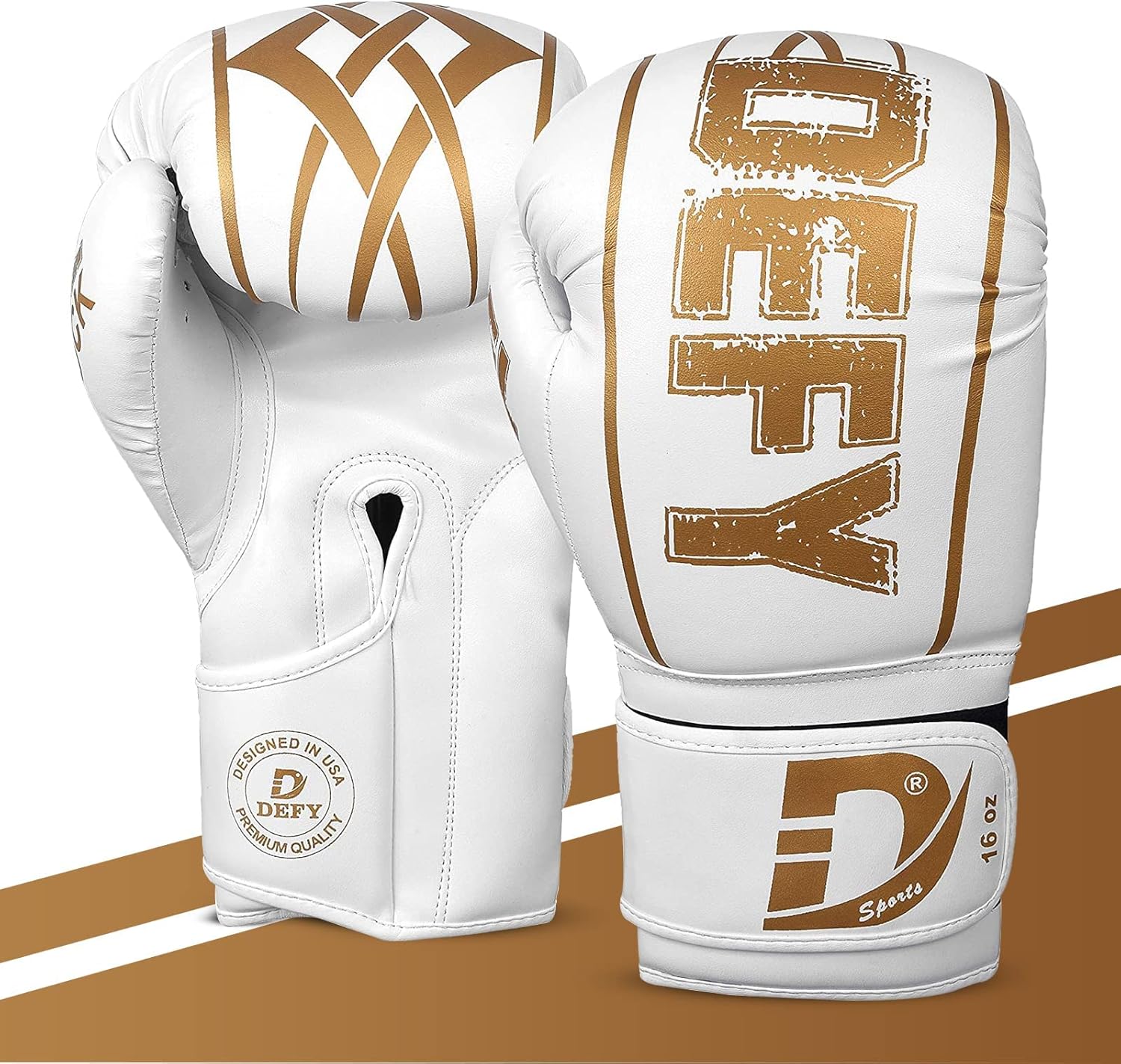 DEFY ボクシンググローブ 男女兼用 プレミアム品質 合成皮革